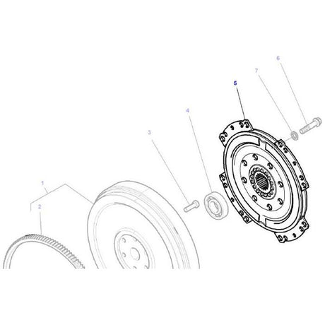 Damper Flywheel - 4301337M1 - Massey Tractor Parts