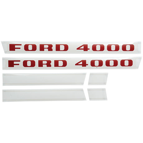 Decal Set - Ford / New Holland 4000
 - S.8411 - Massey Tractor Parts