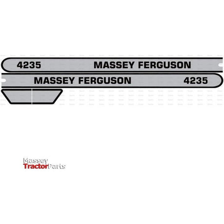 Decal Set - Massey Ferguson 4235
 - S.118314 - Farming Parts