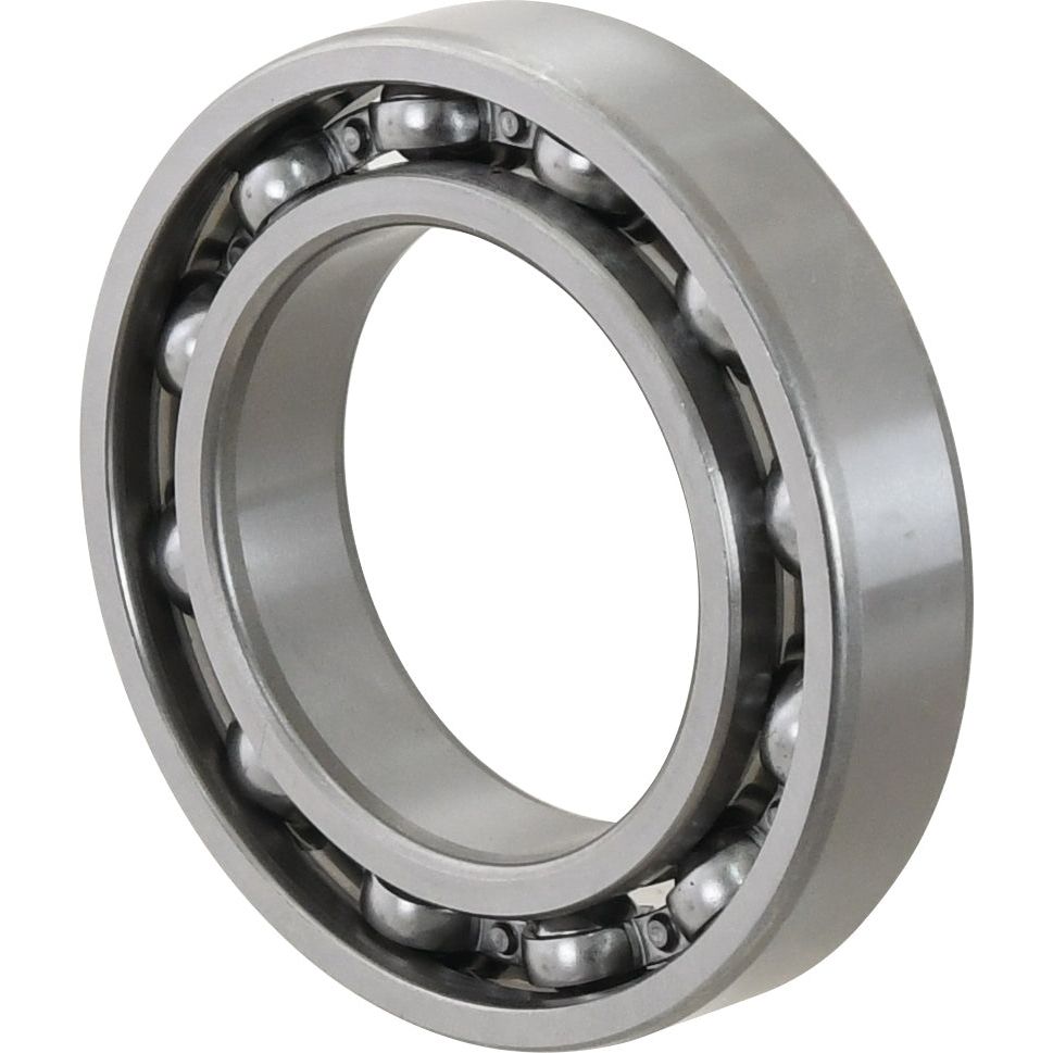 Introducing the Sparex Deep Groove Ball Bearing (6011) - S.40805, a silver cylindrical component featuring an inner and outer ring. This durable and precise Sparex brand bearing is specifically designed to be compatible with Massey Ferguson machinery.