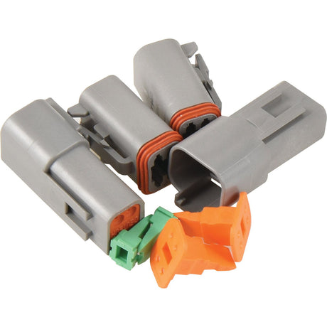 Deutsch DT Connector 4 Pole 4 pcs. (Bag)
 - S.153144 - Farming Parts
