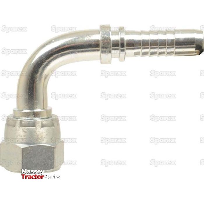 Dicsa Dicsa JIC 37° Hose Insert 5/8" x 7/8" Female Thread 90° Swept Swivel - S.53136 - Farming Parts