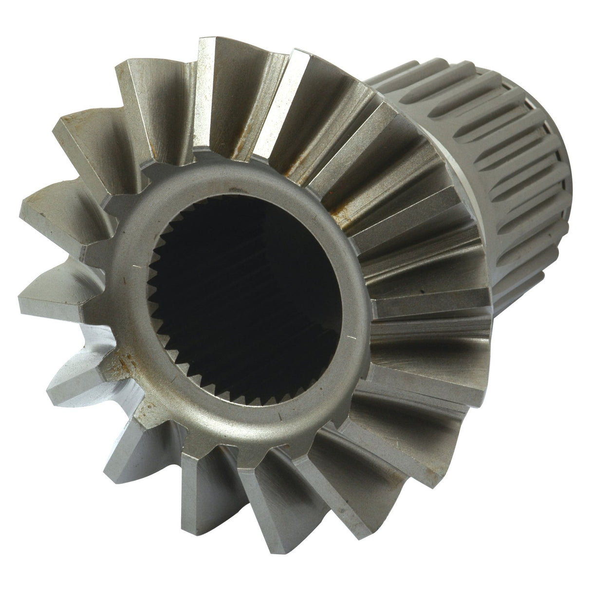 A large, metallic Differential Gear (Sparex Part No. S.66269) with angled teeth and a hollow cylindrical center, viewed from the side, by Sparex.