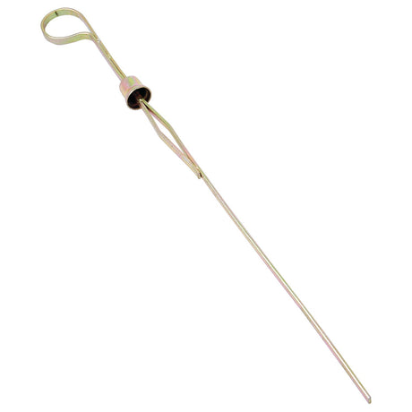 A long, slender metal tool with a looped end and a sliding ring in the middle, similar to the Sparex Dipstick (Sparex Part No. S.40529).