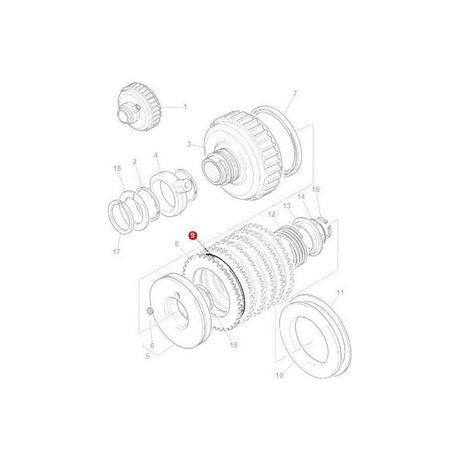 Disc - 1686359M1 - Massey Tractor Parts