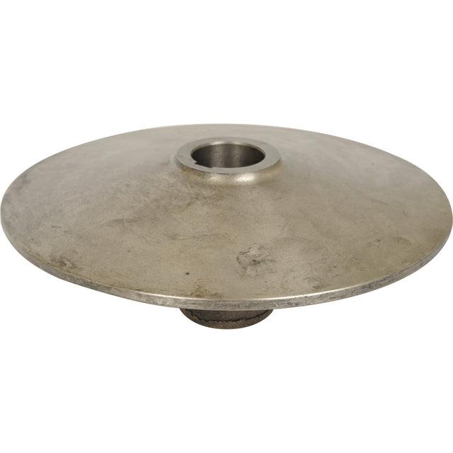 A round metallic disc with a central hole, likely the Sparex Disc replacement for Claas model 670287 (Sparex Part No. S.104611).