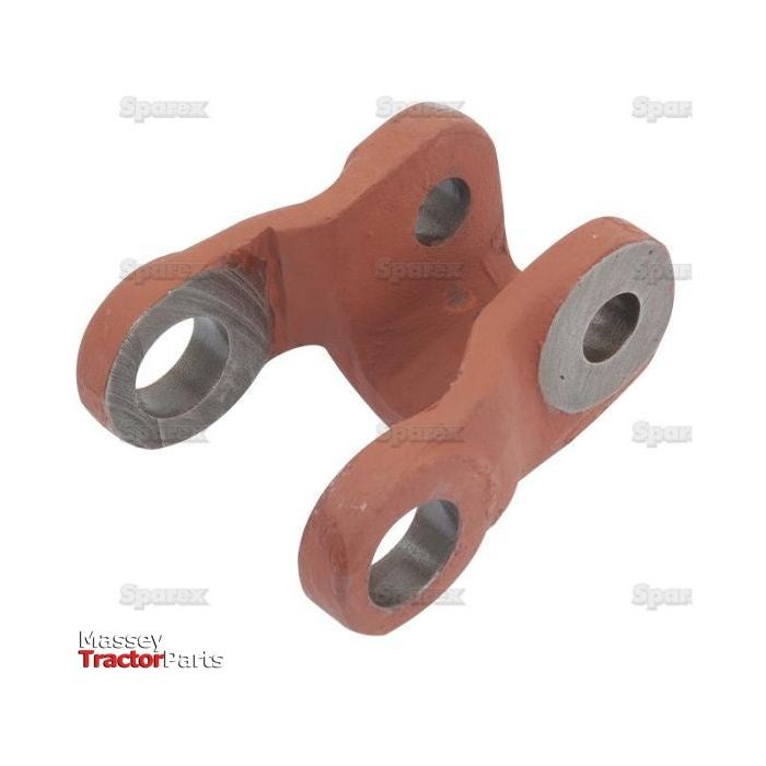 An orange metal tractor part, identified as a Draft Control Rocker Link with Sparex Part No. S.41364, featuring two circular openings and one semi-circular opening, set against a white background with faint logos from the Sparex brand.