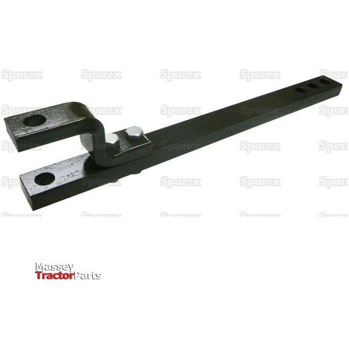 A Swinging Drawbar with Clevis, measuring 750mm in overall length and having a section of 30x60mm, displayed on a white background featuring the logos "Sparex" and "Massey Tractor Parts," is compatible with Case IH equipment. This part is also identified by the Sparex Part No. S.67209.
