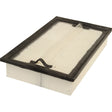 The Dust Filter | Sparex Part No.S.105526 from Sparex features a black frame, white mesh netting, and a small black handle in the center.