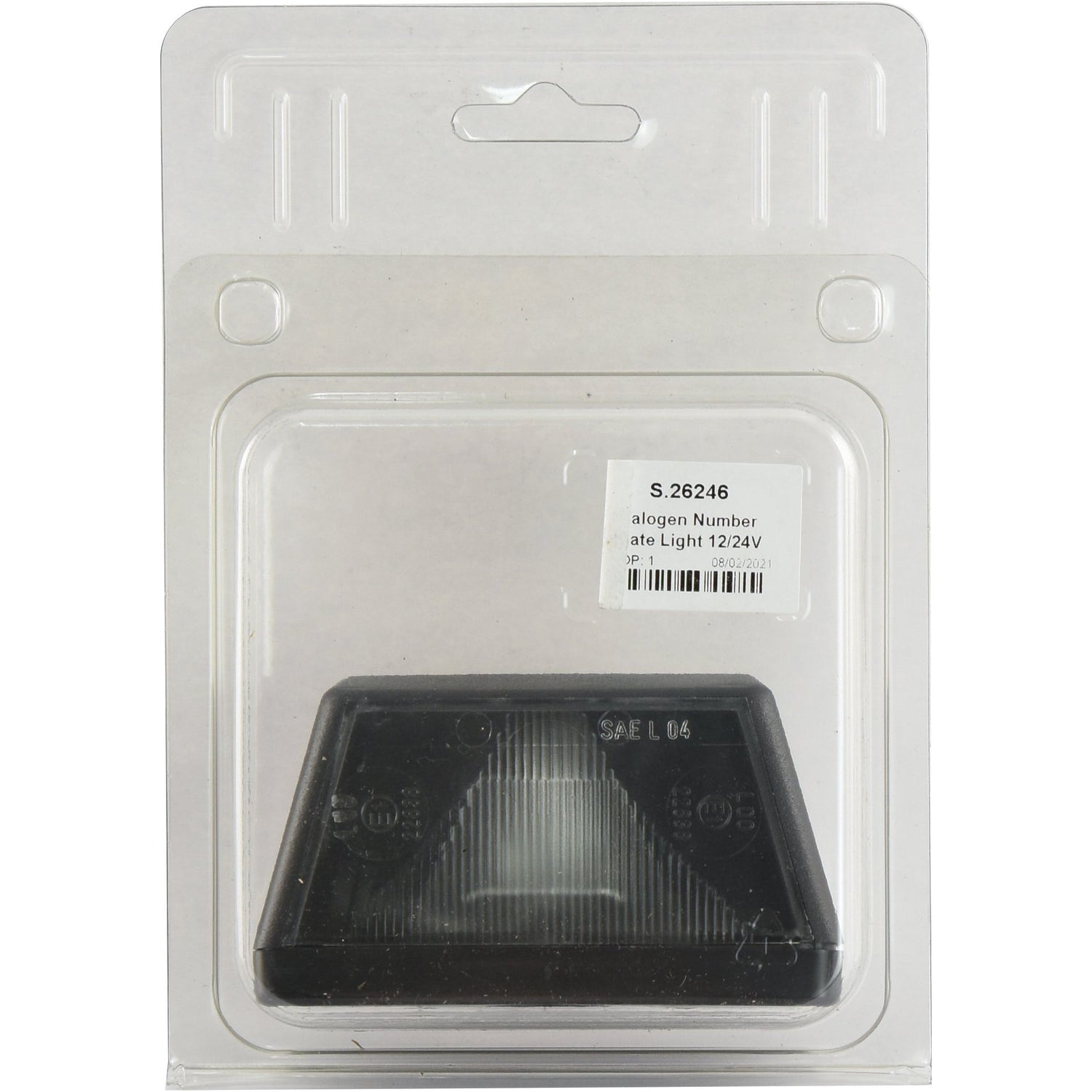 Packaged Electrical Connector Strip 6mm² (Agripak 2 pcs.), Sparex Part No. S.26249, in clear plastic packaging with a Sparex label featuring text and a barcode.