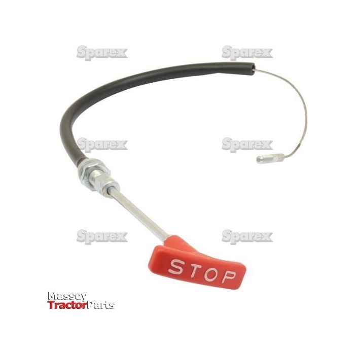 Engine Stop Cable - Length: 600mm, Outer cable length: 577mm.
 - S.103241 - Farming Parts