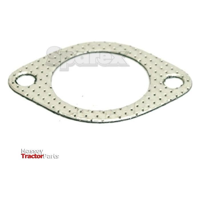 An Exhaust Manifold Gasket with two holes on either side and a central large hole, suitable for Perkins engine manifold to elbow connections, branded with "Sparex" and listed as Sparex Part No.S.40644.