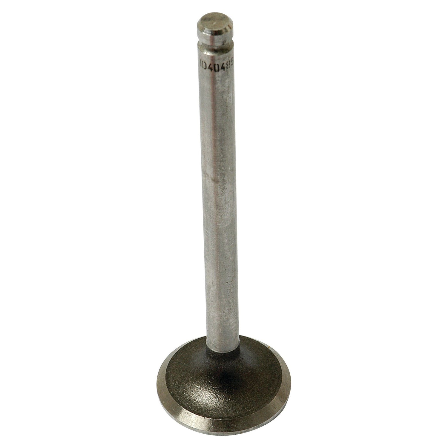 The Exhaust Valve Standard (Sparex Part No.S.40485) by Sparex features a cylindrical stem with a flat, circular end and is used for regulating fuel and air flow in internal combustion engines.