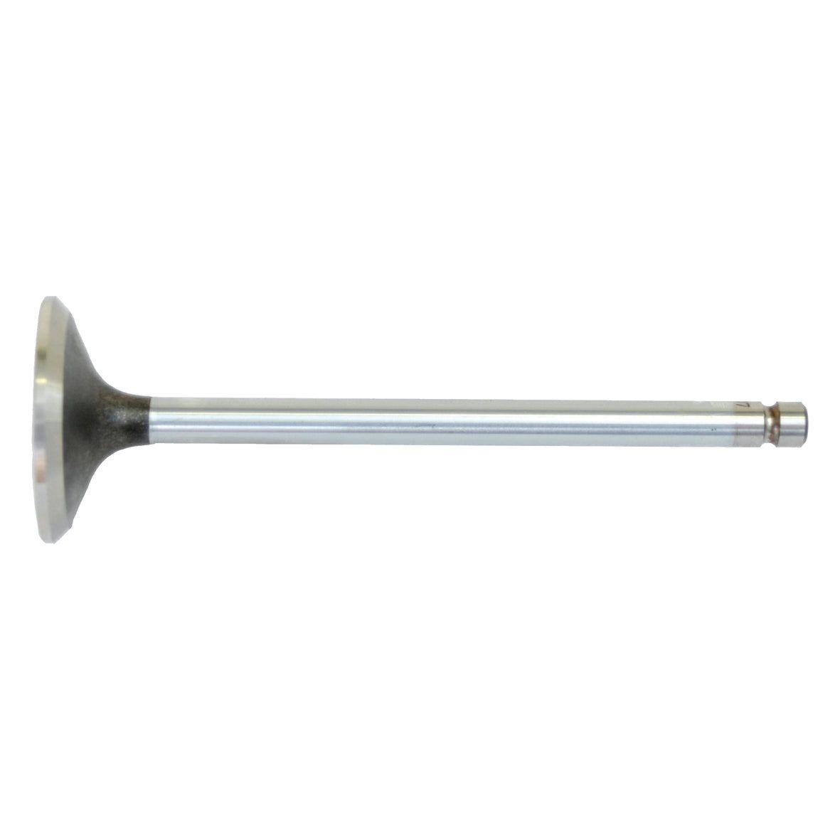 The Sparex Exhaust Valve Standard (Sparex Part No. S.59547) features a flat circular top and a long, straight cylindrical stem, seen against a white background—perfect for Case IH machinery.