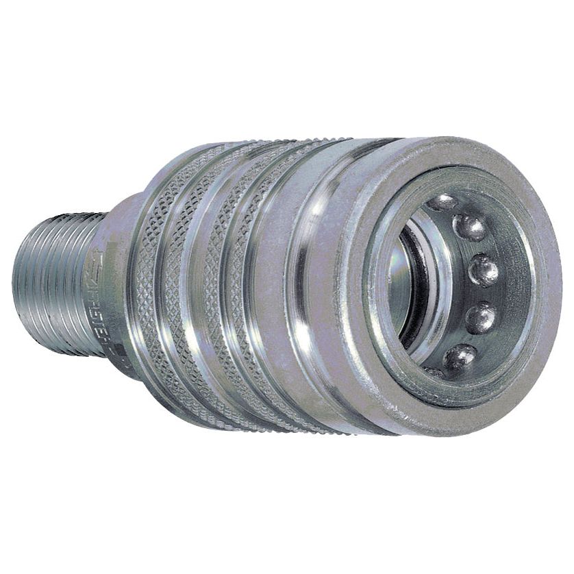 Faster Faster Quick Release Hydraulic Coupling Female 1/2" Body x M22 x 1.50 Metric Male Bulkhead - S.112666 - Farming Parts