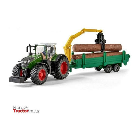 Fendt 1050 with Wooden Trailer - Bburago - X991019091000 - Massey Tractor Parts