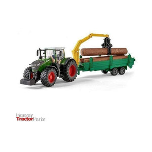 Fendt 1050 with Wooden Trailer - Bburago - X991019091000-Fendt-Childrens Toys,Merchandise,Model Tractor,On Sale,Toy