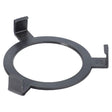 A black circular plastic clip with three prongs, known as the Massey Ferguson Filter Cup (part number 4308728M1) by AGCO, used for securing objects in place on Massey Ferguson 5400 Series equipment.