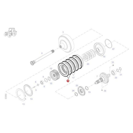 Fin - 934152220480 - Massey Tractor Parts