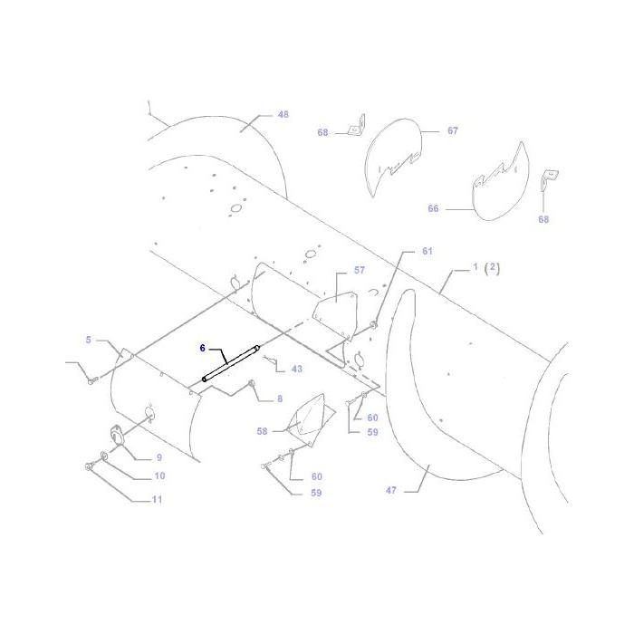 Finger - D28283815 - Massey Tractor Parts
