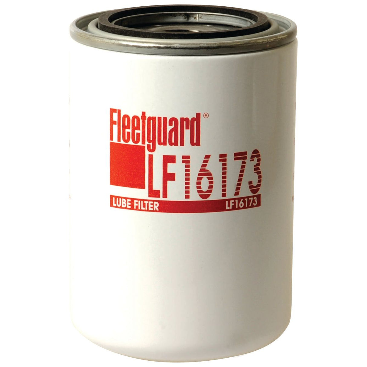 A white cylindrical oil filter branded "Sparex" with the model number "LF16173" printed in red on the side.
