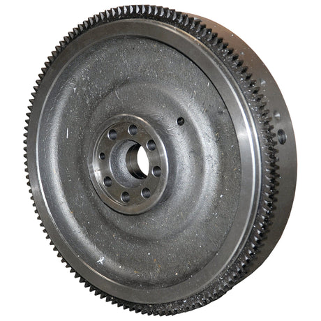 The Flywheel Assembly 11''/127T (Sparex Part No.S.68188) by Sparex is a circular metal component with gear teeth around the outer edge and multiple holes in the center, designed for use with International Harvester models.