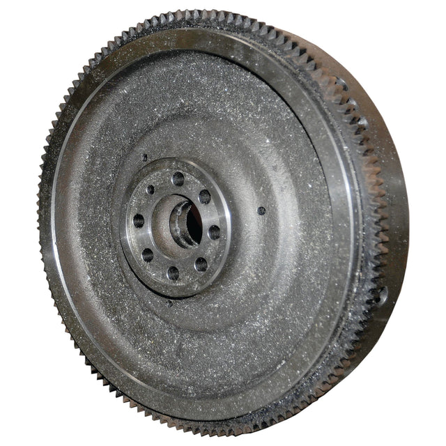 Introducing the Sparex Flywheel Assembly 12''/126T (Sparex Part No. S.68187): a finely crafted component featuring 126 precisely toothed edges, a central circular hole, and multiple smaller peripheral holes, perfect for Case IH applications.