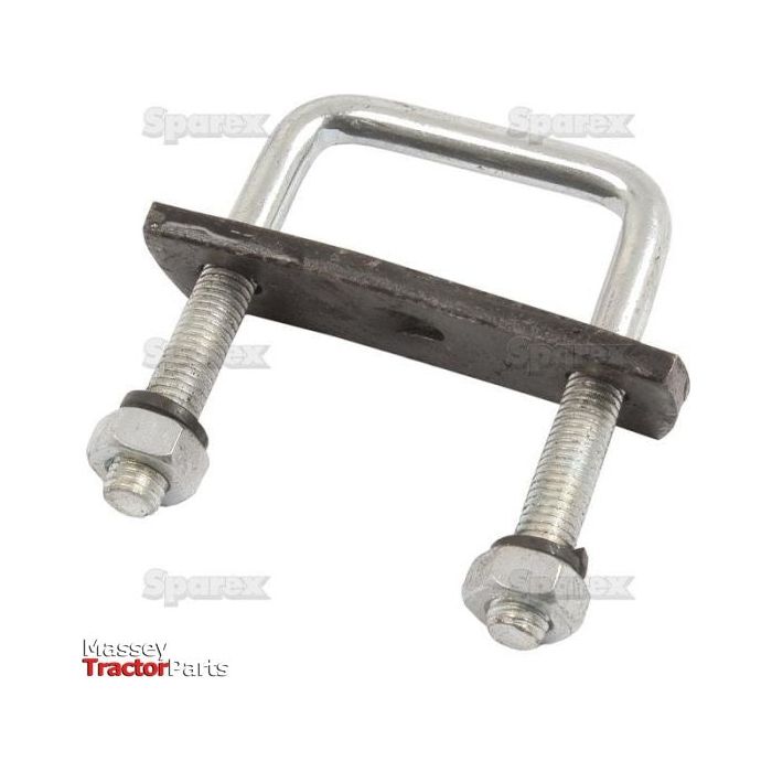 Introducing the Following Tine Clamp replacement for Reekie, model HAR105 from Sparex. This robust U-bolt comes with two nuts and a rectangular plate, making it perfect for various applications. Renowned for its reliability and durability, this Sparex product is sure to meet your needs.