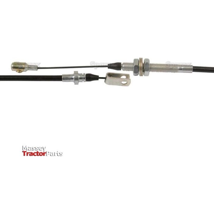 Foot Throttle Cable - Length: 990mm, Outer cable length: 843mm.
 - S.66945 - Massey Tractor Parts