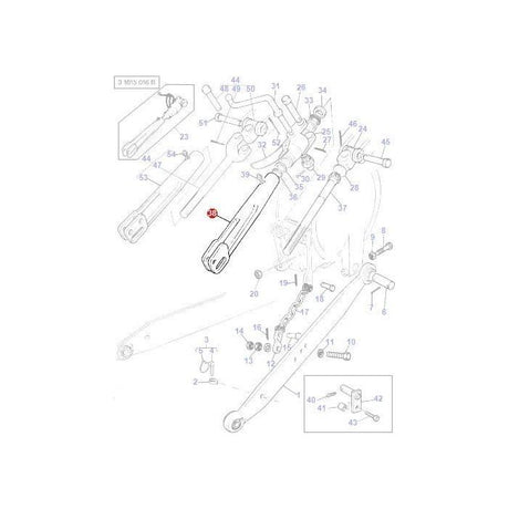Fork - 1863886M2 - Massey Tractor Parts