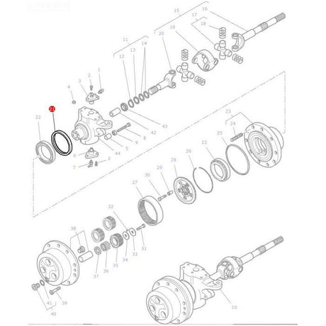 Front Axle Seal - VKH4967 - H524300020100 - Massey Tractor Parts