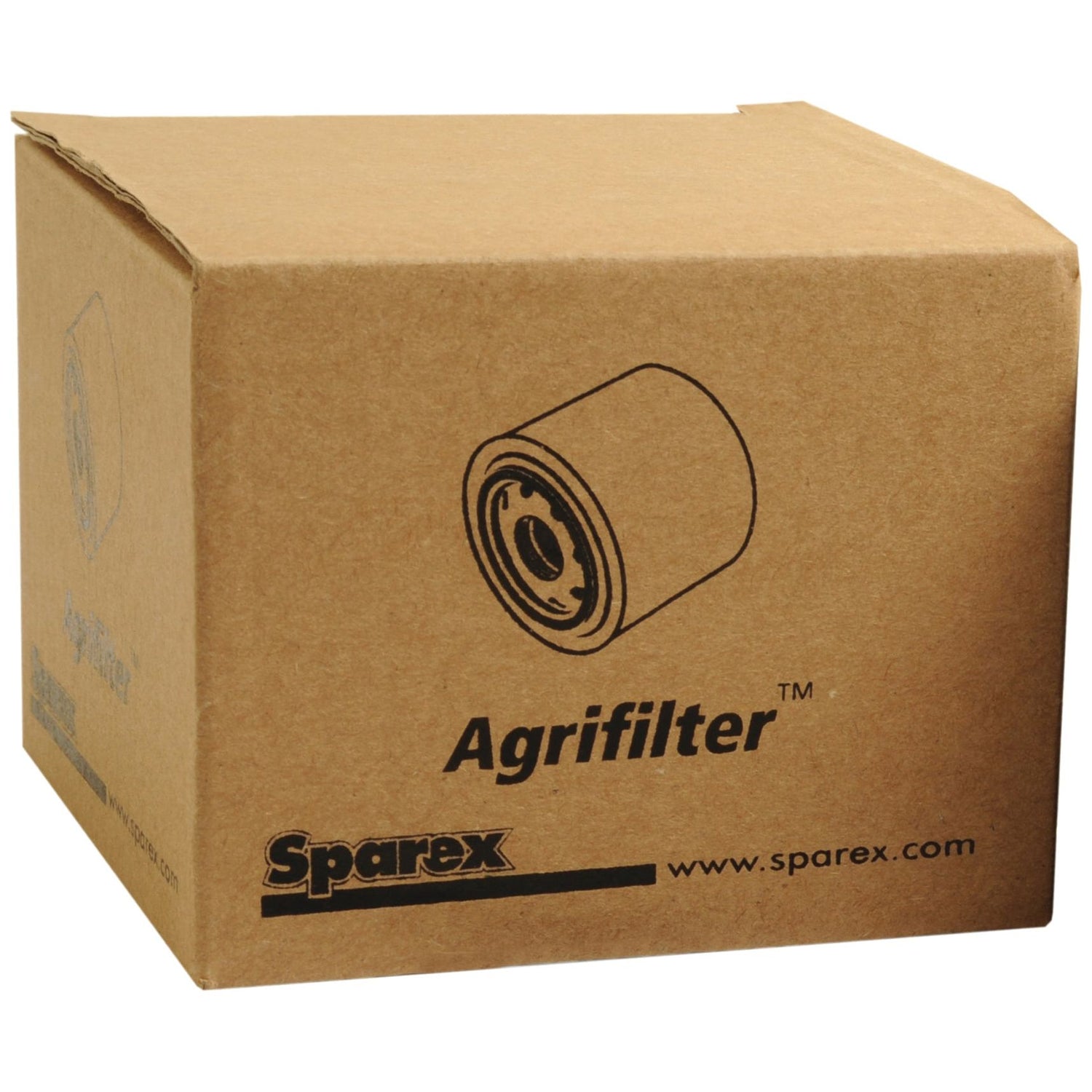 A cardboard box displaying a line drawing of a filter and text reading "Fuel Filter - Element - FF5131," "Sparex Part No.S.76881," and "Sparex," with the website address www.sparex.com, features the specific Kubota Fuel Filter Element FF5131.