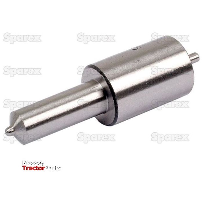 Image of a metallic Fuel Injector Nozzle (Sparex Part No. S.22361) for a tractor, with the Sparex logo in the background and the Massey Tractor Parts logo in the bottom left corner. A hint of David Brown branding adds to its versatility and appeal for various models.