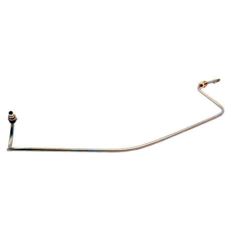 A bent metal pipe with connectors at both ends, commonly used in a Massey Ferguson fuel injection pump, against a white background, is identified as the Fuel Pipe (Sparex Part No. S.42130) from Sparex.