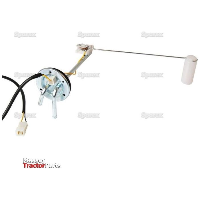 Image shows a Fuel Sender Unit (Sparex Part No. S.62254) for a Massey Ferguson tractor, consisting of a metal rod attached to a float and an electrical connector. The word "Sparex" is watermarked in multiple spots.