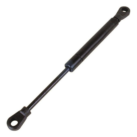 Image of the Sparex Gas Strut (S.19419) with a total length of 280mm, featuring eyelet mounts on both ends and highlighting its robust cylinder OD and precise ram stroke.