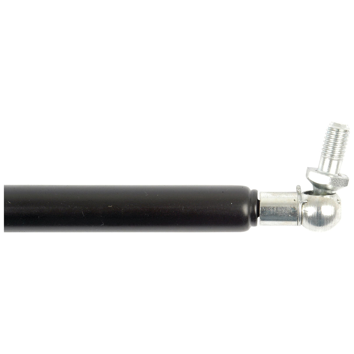 An image of the Sparex Gas Strut (S.19458) is shown, featuring a black mechanical rod with a metallic silver ball joint end and threaded bolt connector, with a total length of 280mm.