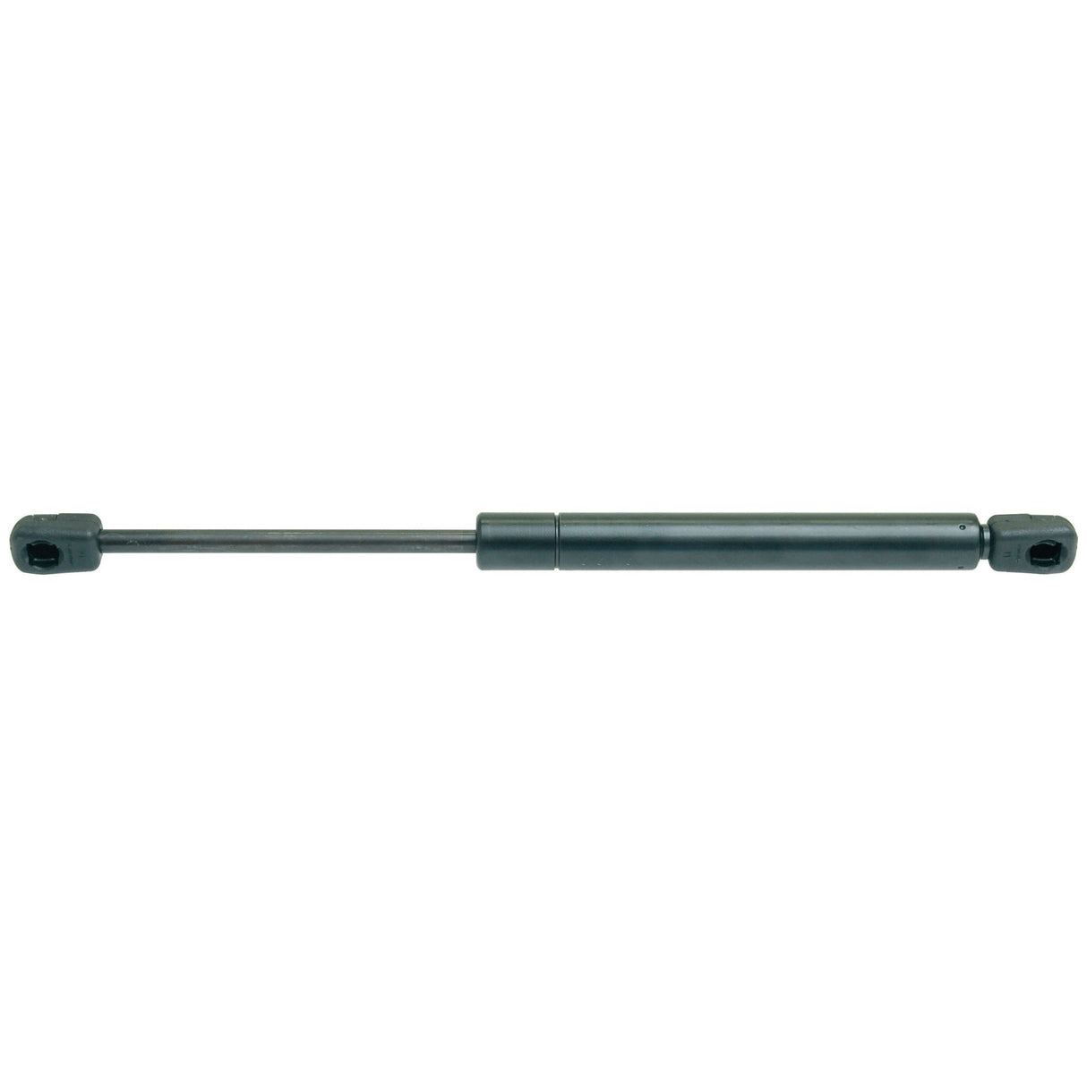 The Sparex Gas Strut (S.52872) with a total length of 325mm, in black and featuring connecting brackets on both ends, is typically used for providing support and motion control in various applications.