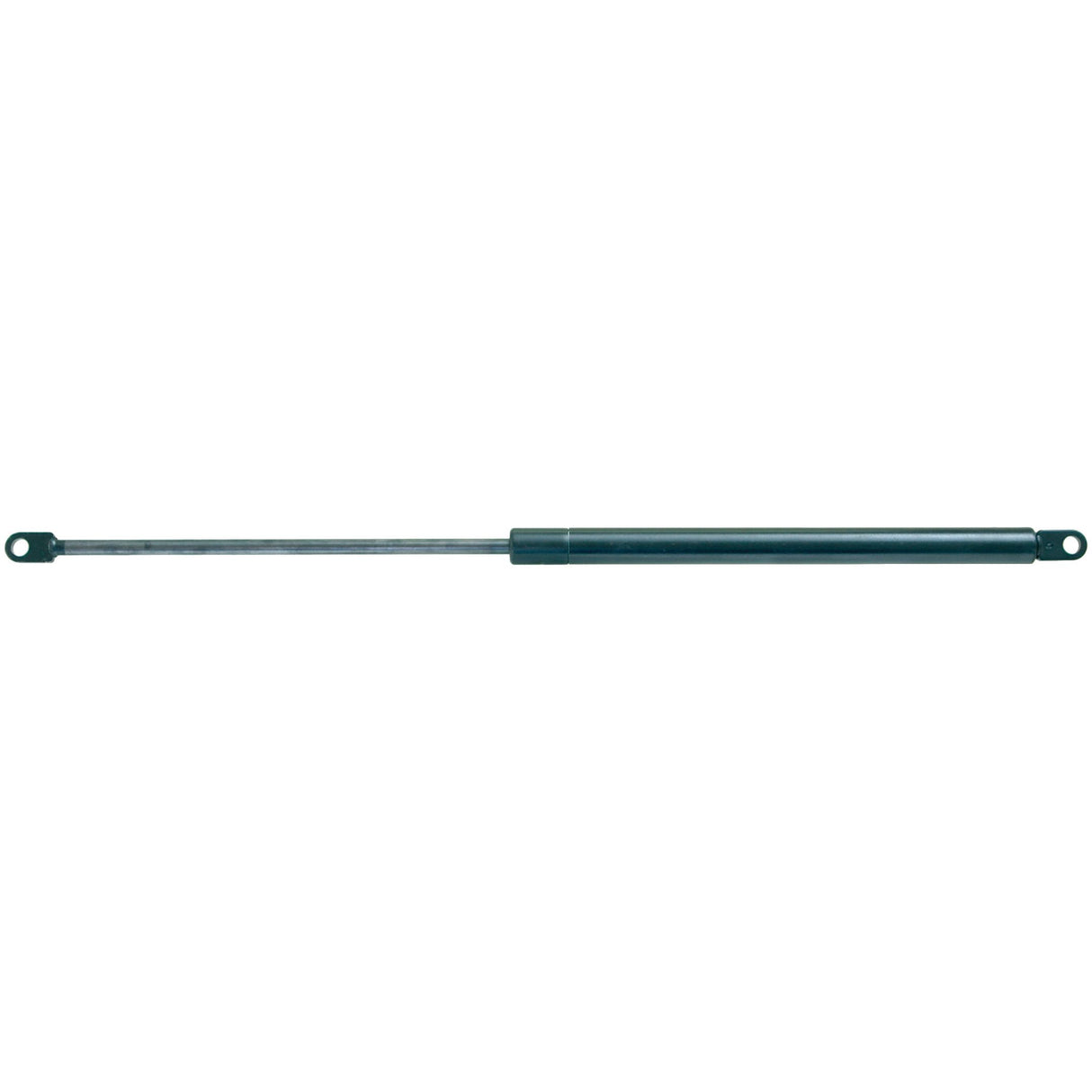 Introducing the Sparex Gas Strut (S.19400) - a black, 500mm gas strut with cylindrical housing and an extended rod featuring mounting holes at both ends. It's perfectly designed to manage pressure in your Fiat.