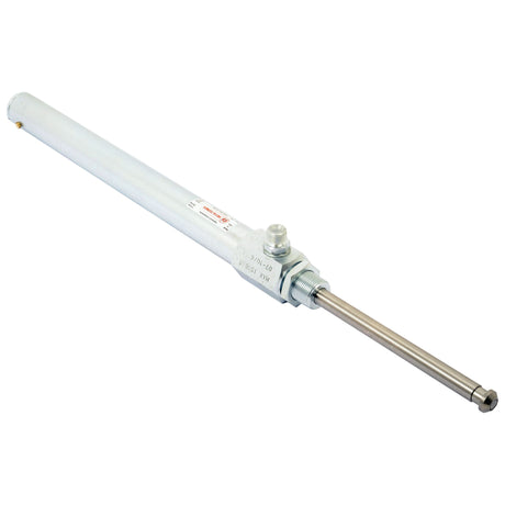 A Sparex Gas Hydraulic Ram 6'' (Sparex Part No.S.22923) features a metallic cylindrical body with an extending rod, designed for industrial applications requiring precise movement control. Complete product specifications are available upon request.