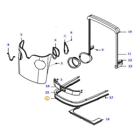 Gasket - 4288442M2 - Massey Tractor Parts