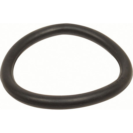 The Gasket Ring 6'' (170mm) (Rubber) - S.59414 by Sparex features a black rubber O-ring with a circular shape and a slightly uneven surface, making it ideal for use as a rubber coupler in various applications.