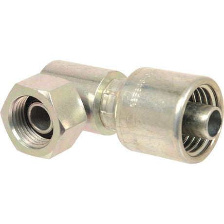 Gates BSP 60° Hose Insert 1/4'' x 1/4'''' Female 90° Compact Swivel - S.116157 - Farming Parts