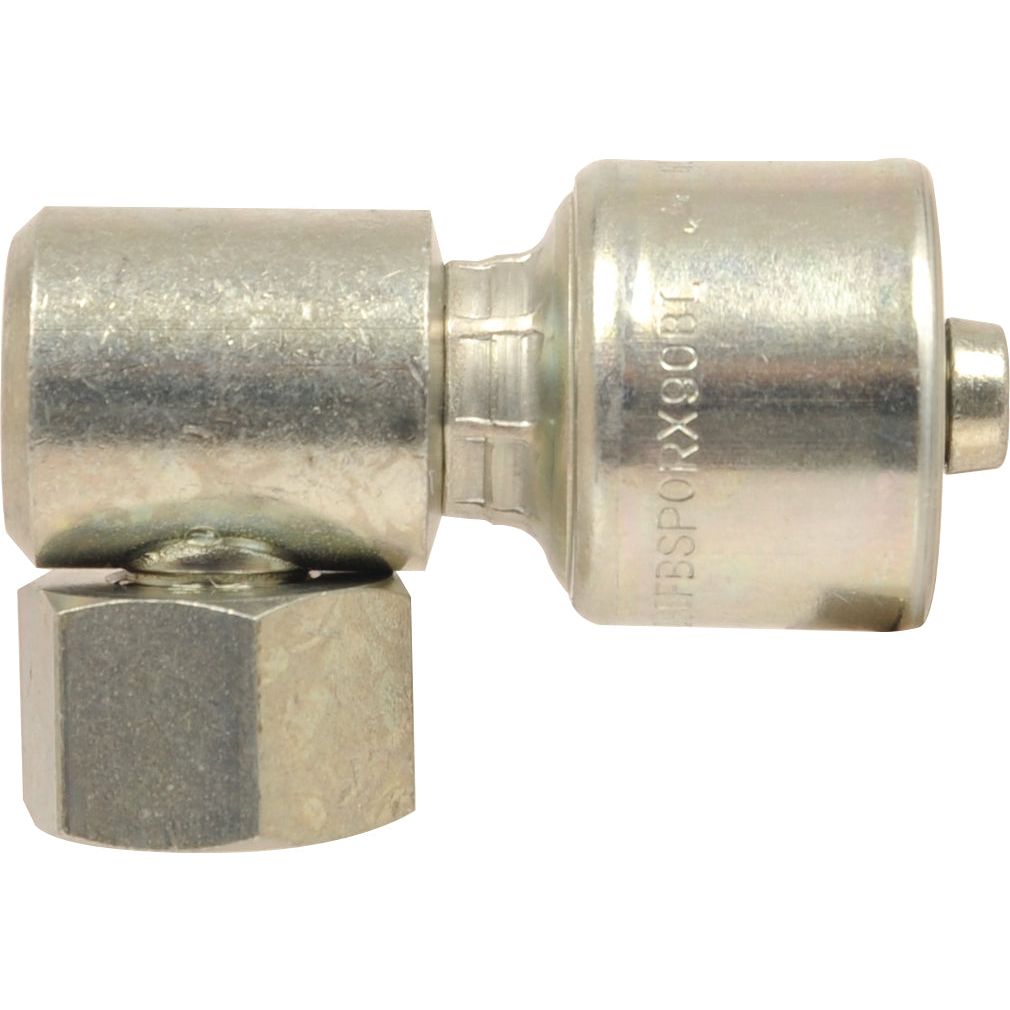 Gates BSP 60° Hose Insert 3/8'' x 3/8'''' Female 90° Compact Swivel - S.116159 - Farming Parts