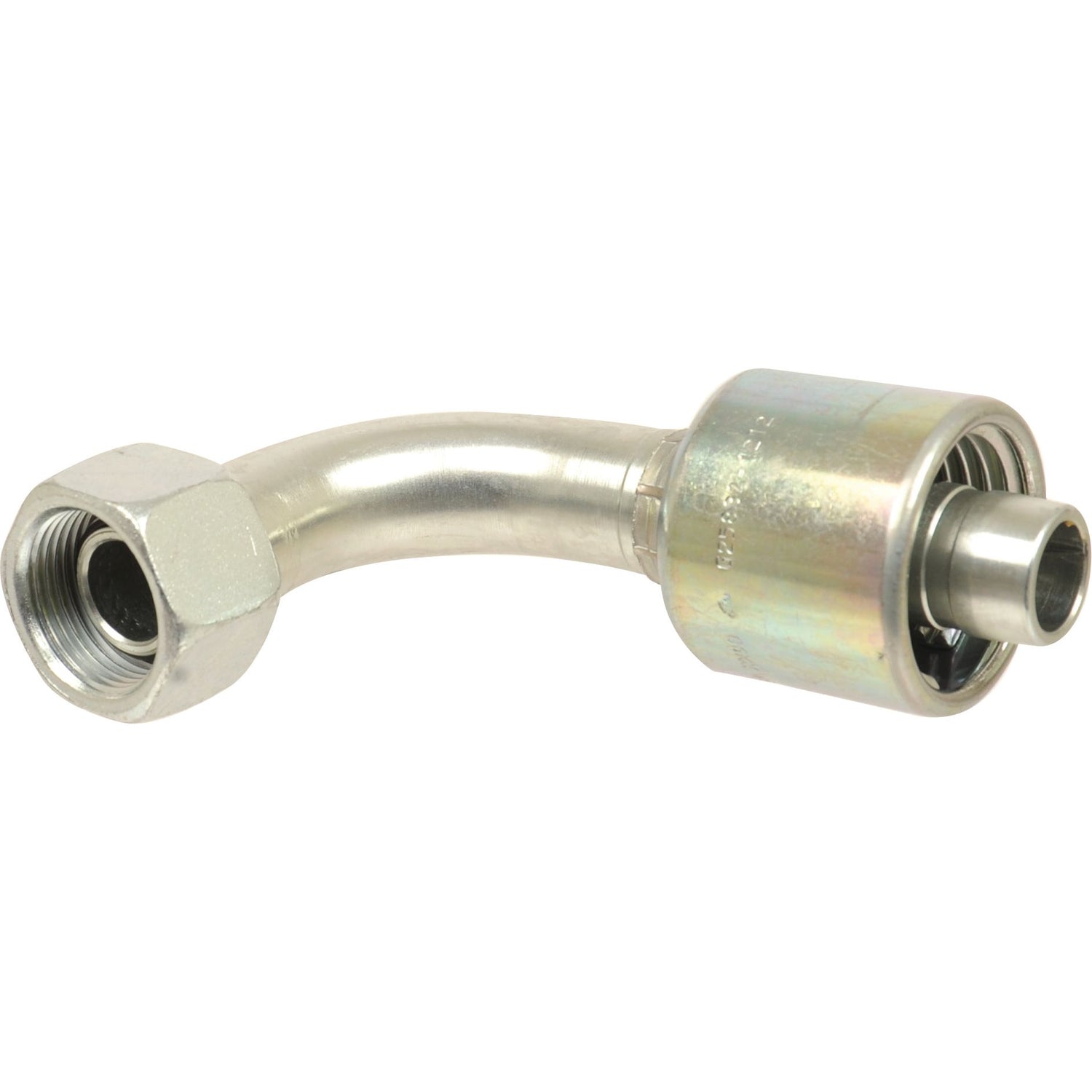 Gates BSP 60° Hose Insert 3/8'' x 3/8'''' Female 90° Swept Swivel - S.116147 - Farming Parts