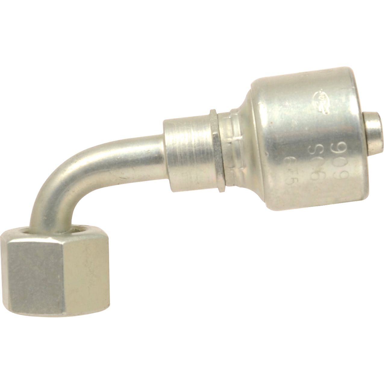 Gates ORFS Hose Insert 3/8'' x 11/16'''' Female 90° Swept Swivel - S.116419 - Farming Parts