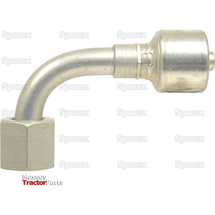 Gates JIC 37° Hose Insert 3/8'' x 3/4'''' Female 90° Swept Swivel - S.116233 - Farming Parts