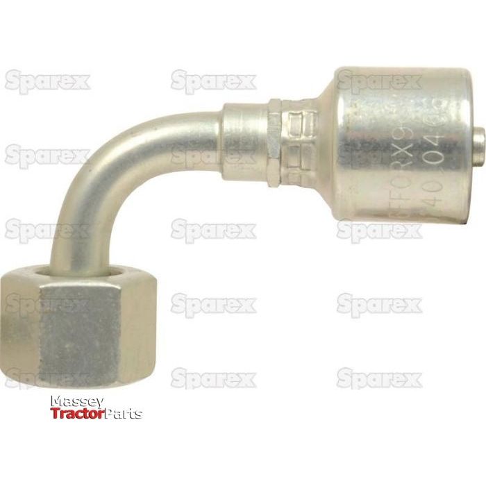 Gates ORFS Hose Insert 3/4'' x 1 3/16'''' Female 90° Swept Swivel - S.116414 - Farming Parts
