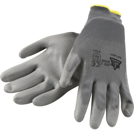 Gnitter Grey Gloves - 8/M
 - S.153958 - Farming Parts