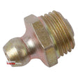 Close-up image of a metallic Grease Nipple | Sparex Part No. S.852 fitting (M10x1mm) against a white background with "Massey Tractor Parts" text in the corner.